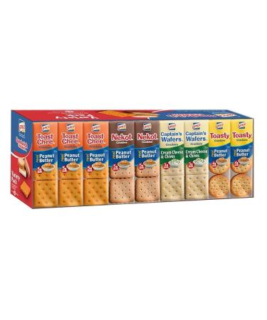 Lance Sandwich Crackers & Cookies Variety Pack, 36-Pk ( ONE BOX )