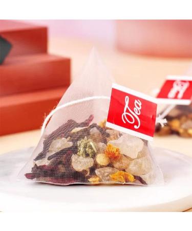 Sour Plum Soup Flower Tea Bags 100g (10g x 10 Packs) | Sweet & Sour Iced Summer Brew | Cold Brewed Triangle Tea Bag for Easy Summer Enjoyment - Buy Online on GoSupps.com