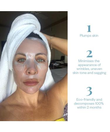 Wrinkles Schminkles Facial Plumping Sheet Mask with Collagen Peptides, Vitamin B3 & Hyaluronic Acid - 1 Count - Buy Online on GoSupps.com