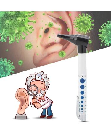 LED Otoscope - Professional Portable Ear Inspection Tool with Interchangeable Heads | Mini Endoscope for Ear Testing - Buy Online on GoSupps.com
