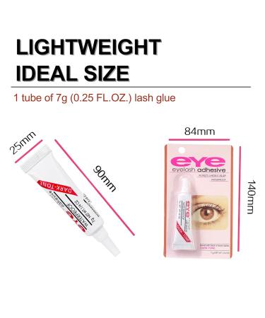 Black Eyelash Glue Duo Pack - 7g x 2 | Express Drying, Waterproof & Long-Lasting Lash Adhesive for Individual and DIY Eyelash Extensions - Buy Online on GoSupps.com