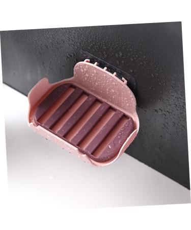Ciieeo 4 Pcs Soap Draining Holder Punch Free Soap Dish Shopping Basket Soap Dish Holder Soap Holder Chinese Liquor Soap Rack No Punching Soap Stand Decanter Suction Wall Drain Rack Red - Buy Online on GoSupps.com
