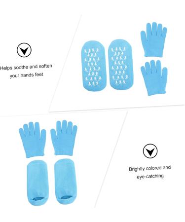 minkissy Gloves Spa Socks Gel Socks for Moisturizing Spa Gel Socks Moisture Socks Hand - Buy Online on GoSupps.com