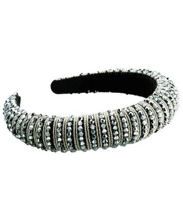 Scicent Wedding Hair Jewelry - Rhinestone & Crystal Hair Band for Women & Girls | Silver Fashionable Glittering Headflows - Buy Online on GoSupps.com
