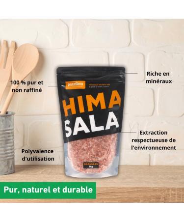 Purasana Himasala Kitchen Salt Large Refill 1 kg - Buy Online on GoSupps.com