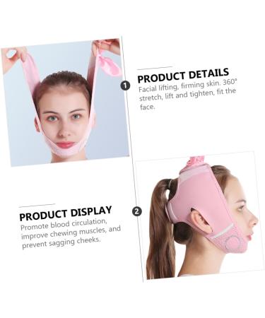 Angoily 1pc Thin - Lift Strap Lift Belt Chin Strap V Cute Belt Skin Lifting Strap -lifting Artifact Body Gems Chest Lifting Belt Pink Neoprene Plus Nylon Mesh - Buy Online on GoSupps.com