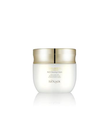 Isa Knox Turnover 28 Advanced (Rich Cleansing Cream 6.8fl oz) - Nourishing Makeup Remover without Residue Evergreen Oak Pomegranate Vinegar African Walnut Oil | Korean Skincare