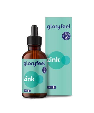 Zinc drops - 100ml (3400 drops) - Premium: zinc sulfate liquid (ionic zinc) - without alcohol & vegan - laboratory tests brand quality of German production