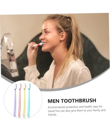 Healvian 4-Piece Soft Cotton Toothbrush Set | Complete Deep Cleaning for Kids & Adults | Travel-Friendly Design - Buy Online on GoSupps.com