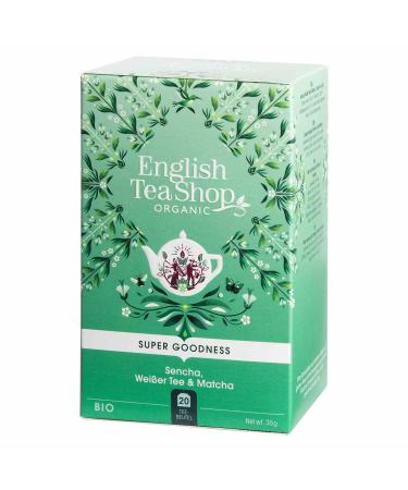 English Tea Shop - Organic Sencha Green Tea White Tea and Matcha - Traditional Japanese green tea combined with traditional matcha tea