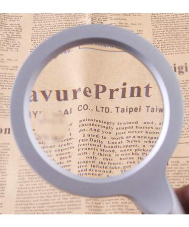 Magnifying Glasses Vision aids Magnifying Glass Handheld 10 Times Magnifying Glass with led Light Old Man Reading Stationery Office Supplies 1PCS Better Life - Buy Online on GoSupps.com