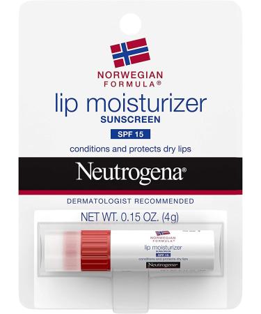 Neutrogena Lip Moisturizer SPF 15 - 2 Pack | Hydrating Lip Balm for Soft, Smooth Lips - Buy Online on GoSupps.com