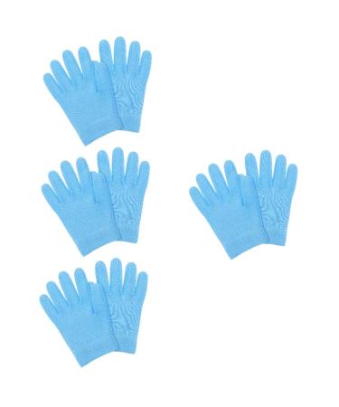 Beavorty 4 Pairs Night Moisturizing Gloves moisturizing Gloves Overnight Lotion Gloves Womens Glove Cracked Hands Repair Cream Gel Gloves Overnight spa Gloves Miss Soft Essential Oil