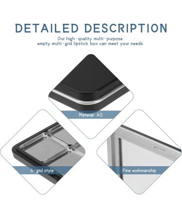  minkissy minkissy Set of 3 Makeup Storage Trays Compact Multi-Grid Box for Eyeshadow Blush and Lipstick for Travel - Buy Online on GoSupps.com