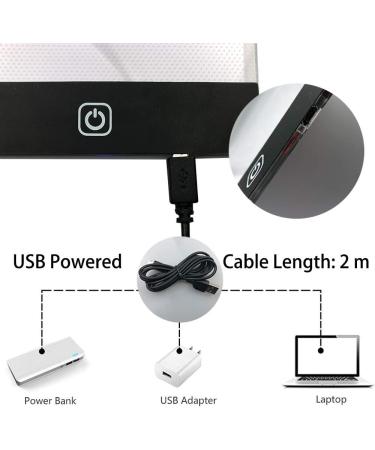 Sponake A3S Light Pad for Diamond Painting - 3 Level Brightness, Perfect for 5D Diamonds Art, Crafts, Vinyl Weeding, Sketching, Animation - Buy Online on GoSupps.com