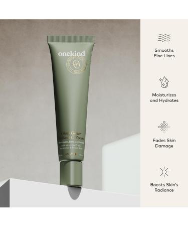 Onekind Radiant C Face Serum - Anti-Aging Treatment with Hyaluronic Acid & Vitamin E for Dark Spots Even Skin Tone & Fine Lines | Buy Internationally - Buy Online on GoSupps.com
