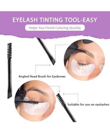Libeauty Eyelash Black Color Kit | Semi-Permanent Hair Color for Lashes & Brows | Instant Voluminous Eyebrow Coloring Sachet - Buy Online on GoSupps.com