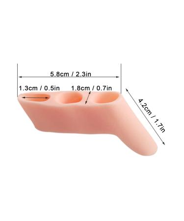 Small Toe Separator - ANGGREK 7 Pairs 3-Hole SEBS Hallux Valgus Toe Corrector Tool for Pain Relief & Skin Brightening - Buy Online on GoSupps.com