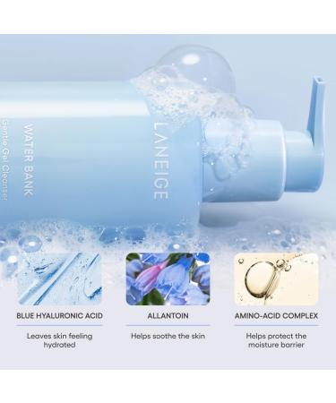 LANEIGE Water Bank Gentle Gel Cleanser: pH-Balanced & Barrier-Boosting with Blue Hyaluronic Acid 8.45 Ounce (Pack of 1) - Buy Online on GoSupps.com