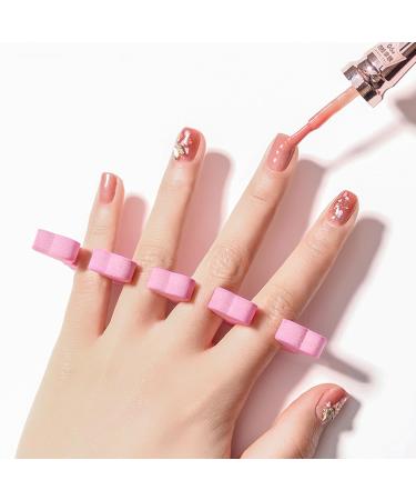 50pcs Toe Separators for Nail Polish - Soft Sponge Pedicure Tool Kit for Women | Premium Toenail Divider in 5 Colors - Buy Online on GoSupps.com
