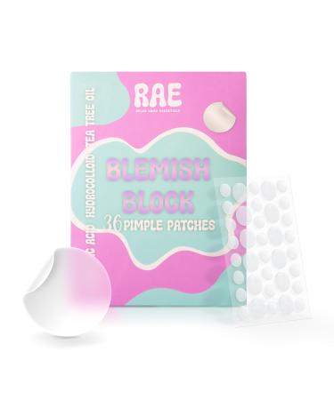 Hydrocolloid Pimple Patches - Acne Treatment Stickers with Salicylic Acid & Tea Tree Oil - Clear Blemish Dots - 36 ct for Effective Breakout Relief - Buy Online on GoSupps.com