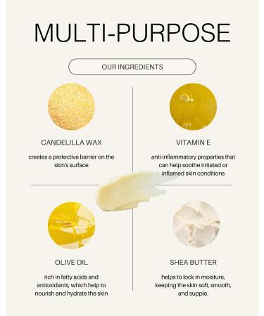 WONDERBALM LIMITED Multi Use Balm All in One Skin Cream Moisturizer for Hair Cuticles Lips and Body Moisturizing Fast Absorbing NonGreasy Olive Oil Shea Butter Vegan Natural Ingredients 20 ml - Buy Online on GoSupps.com