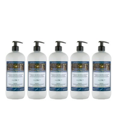 Claudius Showergel Siberian Pine 5 x 1 liter with 5 pumps white