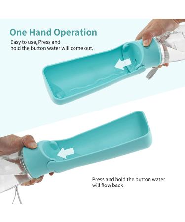 Portable Dog Water Bottle - Leak Proof Pet Dispenser for Traveling - Blue - Buy Online on GoSupps.com