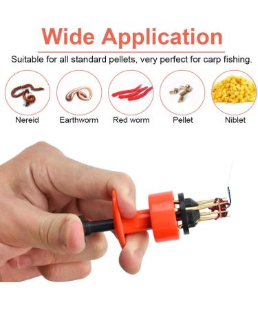 ZACUDA 2-Piece Micro Bait Rings & Clips | 600 Rings & Fishing Line Clip for Quick Bait Fixation (Orange) - International Shipping Available - Buy Online on GoSupps.com