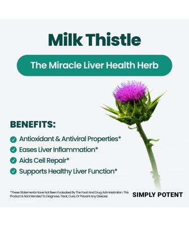 Liver Cleanse Detox Supplement with Artichoke Extract - 22 Herbs for Liver Health - Milk Thistle, Dandelion, Turmeric & More - 60 Capsules - Buy Online on GoSupps.com