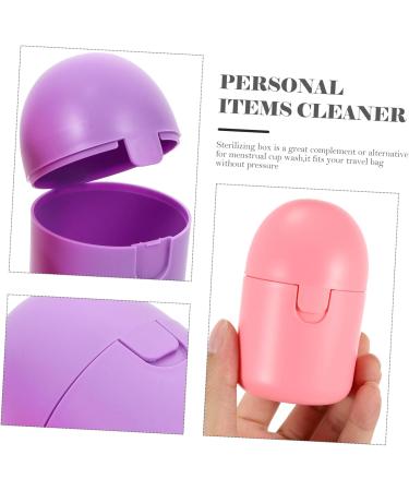 Mobestech 2-in-1 Menstrual Cup Disinfection Box - Sterilizer & Cleaner for Female Hygiene - International Shipping Available - Buy Online on GoSupps.com