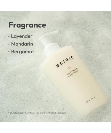 BEIGIC Refreshing Hand Wash - Vegan Foam Soap with Baobab & Lavender - Hypoallergenic for Sensitive Skin (10.6 oz - Buy Online on GoSupps.com