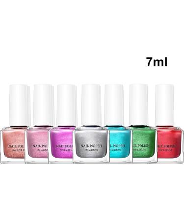 Nail Angel with a mirror effect - permanent mirror 8 color variations quick drying | Nail design accessories for nails professional studio home use v - Buy Online on GoSupps.com