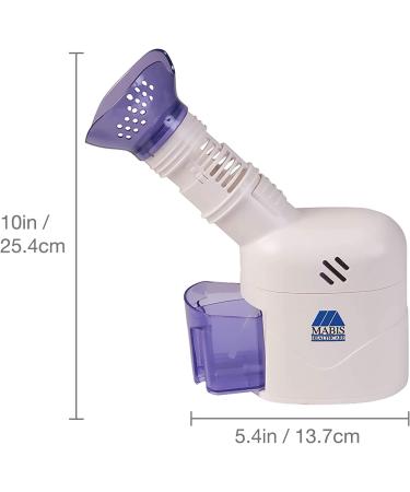 MABIS Facial Steamer & Inhaler: FSA Eligible Vaporizer with Aromatherapy Diffuser for Sinus Relief, Congestion, Colds & Coughs - Buy Online on GoSupps.com