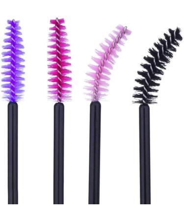 200pcs Disposable Eyelash Brushes - Multi-Colored Eyelash Makeup Applicators for Perfect Lashes | International Shipping Available - Buy Online on GoSupps.com