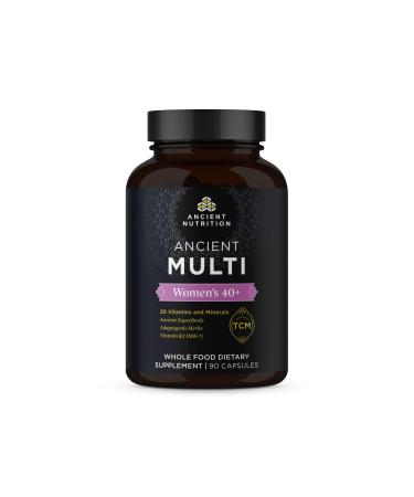 Ancient Nutrition Multivitamin for Women 40 Multi Vitamin and Immune Support with Vitamin D & C 20 Vitamins and Minerals Stress and Sleep Support Supports Bone and Blood Health 90 Capsules Women's 40+ (90 count)