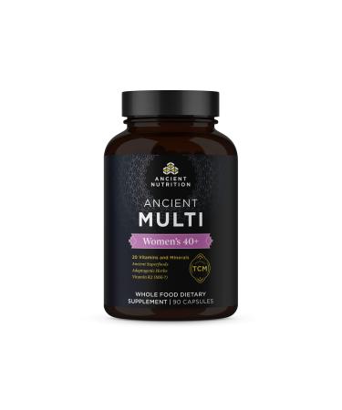 Ancient Nutrition Multivitamin for Women 40 Multi Vitamin and Immune Support with Vitamin D & C 20 Vitamins and Minerals Stress and Sleep Support Supports Bone and Blood Health 90 Capsules Women's 40+ (90 count) - Buy Online on GoSupps.com