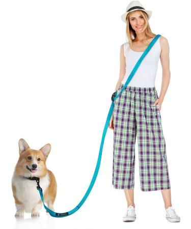 Freehand Linen Dog Leash - Adjustable 2.5m Jogging & Hiking Leash for Large Medium & Small Dogs - Fieline Exercise Leash in Black - Buy Online on GoSupps.com
