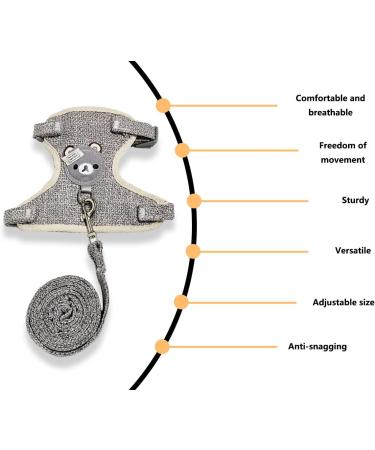 Adjustable Kapsing Rabbit Leash & Accessories | Elastic Leash for Small Animals & Cats with Dishes - Shop Now! - Buy Online on GoSupps.com
