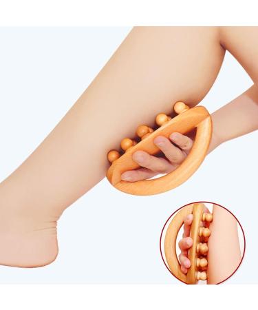 Felenny Wooden Massage Brush | Lymphatic Drainage & Anti-Cellulite Body Shaping Tool - Buy Online on GoSupps.com