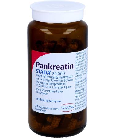 Pankreatin STADA 20 000 Hard Capsules - Digestive Enzymes for Optimal Digestion | 200 Capsules - Buy Internationally - Buy Online on GoSupps.com