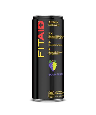 FITAID RX Recovery Blend with BCAAs, Glucosamine, Electrolytes, Omega-3s & Creatine - 12 Fl Oz (Pack of 12) - Buy Online on GoSupps.com