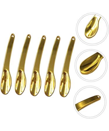 Minkissy 5-Piece Metal Scrap Mini Facial Beauty Shovel - Gold Eye Fatigue Moisturizer & Makeup Stir Tool - Zinc Care for Sampling & Extracting | International Shipping Available - Buy Online on GoSupps.com