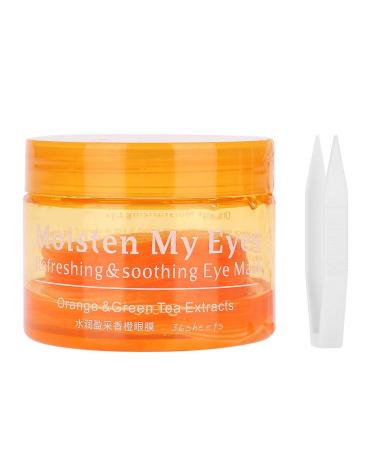 Eye Mask Natural orange extracts Remove Eye Bags Soft texture Lighten Fine Lines Moisturizing Firming Eye Patch Eye Skin Care (80g)