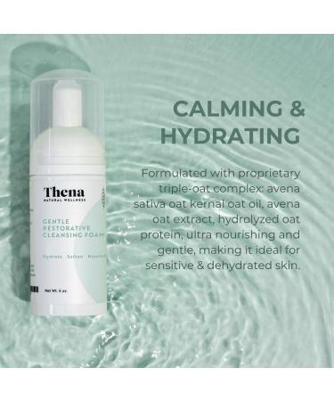 Intense Restorative Face Cream for Dry Skin | Organic Natural Moisturizer | Travel Size Fragrance-Free | Thena RESTORE Collection - Buy Online on GoSupps.com