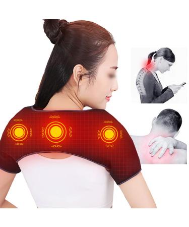 Shoulder cushion with natural warming Tourmaline heat therapy self-warming shoulder fixation fast warmth for pain relief fatigue protection XL
