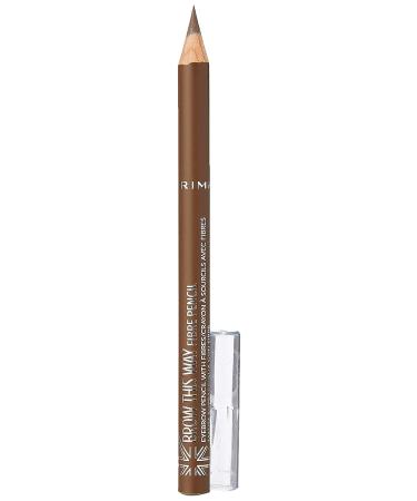 Rimmel Brow This Way Fibre Pencil - Medium Brown 0.05oz (Pack of 1) - Buy Online on GoSupps.com