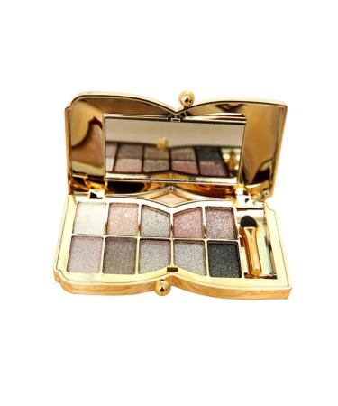 FRCOLOR Set Glitter Shadow Colors # Eye Flash Makeup With Brush Colorful & Mirror Eyeshadow 1 count (Pack of 1) As Shown