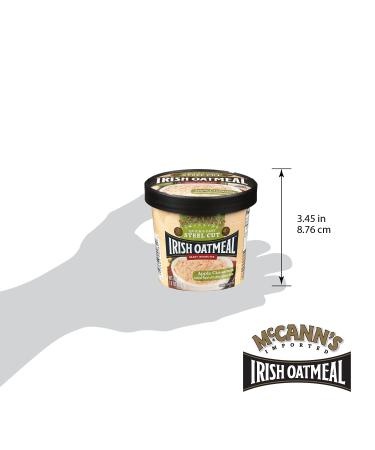 McCann's Instant Oatmeal Cup - Apple Cinnamon, 1.9 oz (Pack of 12) | Delicious & Convenient Breakfast - Buy Online on GoSupps.com