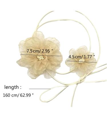 Oralgo's Unique Band Tie Necklace - Chic Black Thread Flower Jewelry for Every Occasion - Buy Online on GoSupps.com